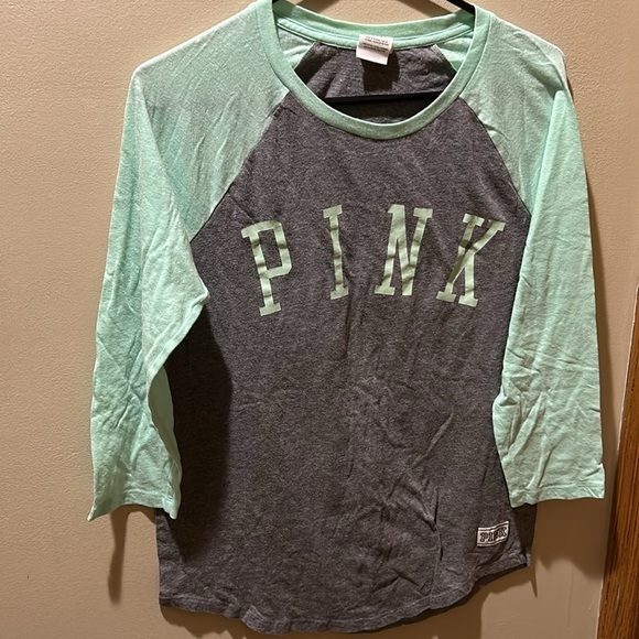 Pink Victoria Secret 3/4 Sleeves Top - Picture 2 of 4